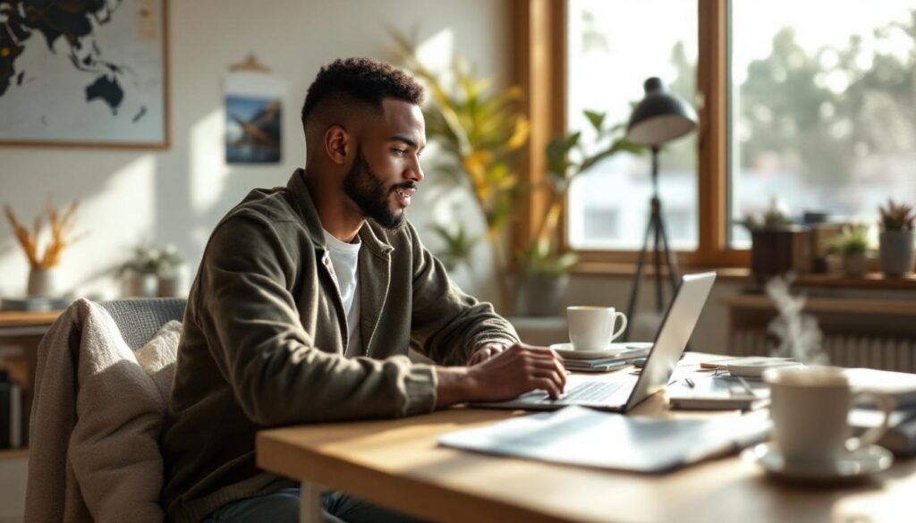 Modern Traveler Booking Points Laptop