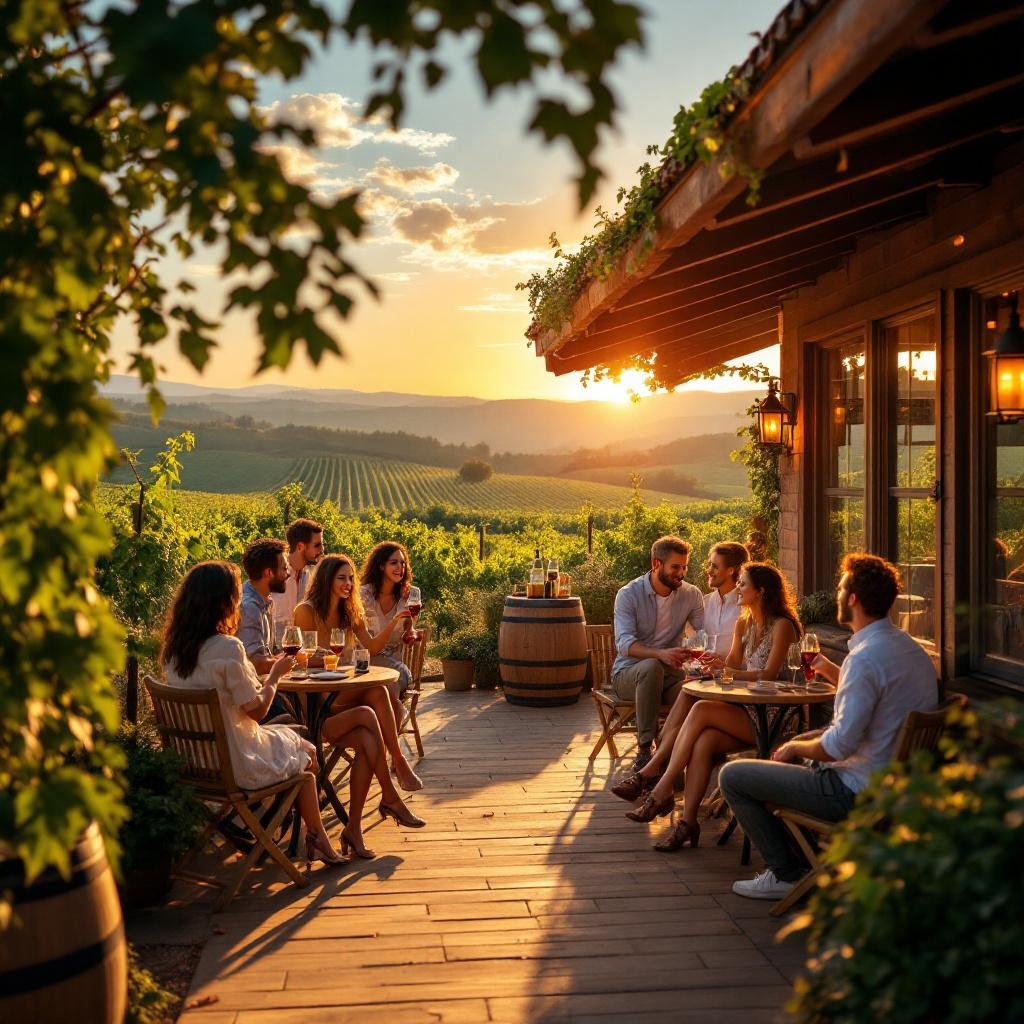 Napa Valley Family Winery Golden Hour
