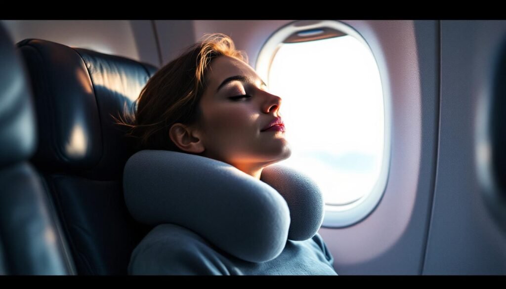 Passenger Relaxing Airplane Cabeau Pillow