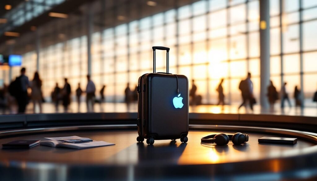 Modern Airport Luggage Carousel With Airtag